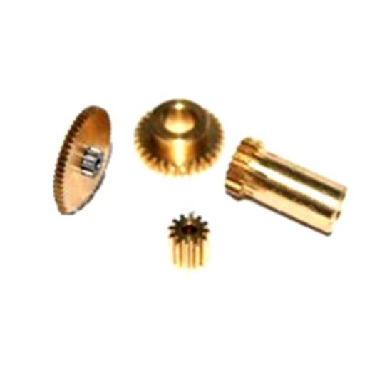 Custom Metal Brass Worm Gear Shaft CNC Machinery Part