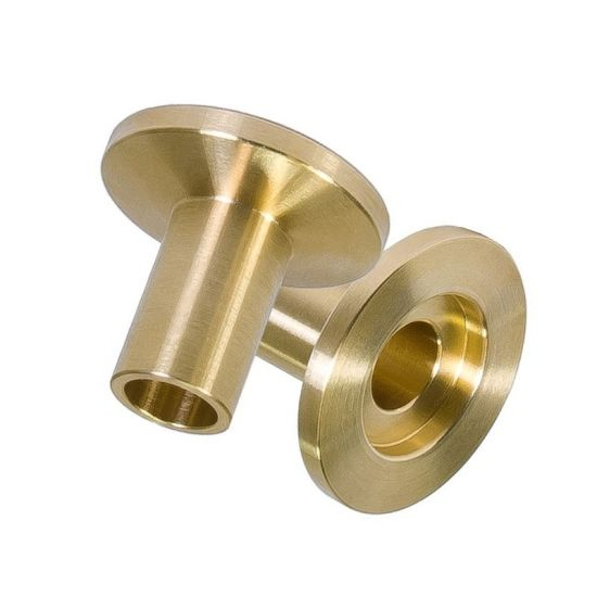 Custom-CNC-Machined-Anodized-Aluminum-CNC-Machined Bras Part, Copper Part