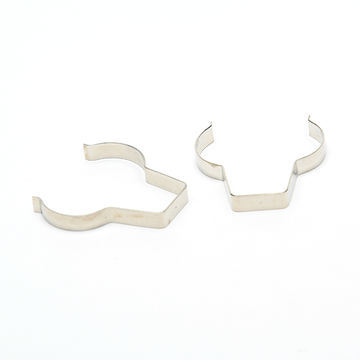Spring Clip Button Lock Copper Stamping Part for Electronics