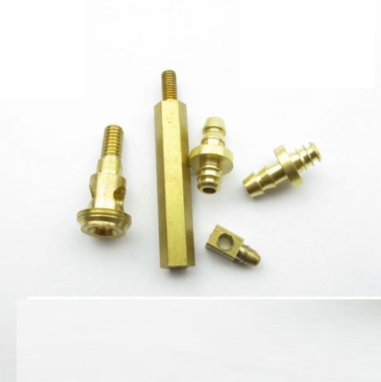 CNC-Brass-Lathe-Machine-Mechanical-Precision-Turned Part for Mechanical