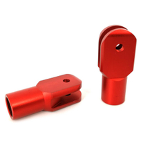 High Quality Red Anodized Aluminium Mountain Bike Spare Parts
