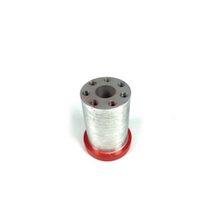 Red Finished Aluminum 4 Axis Blocks Machining CNC Parts