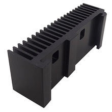 Zinc Plated Aluminum Extrusion CNC Machining Heatsink
